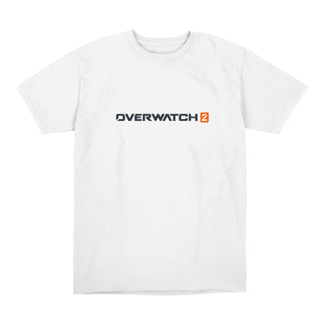 Overwatch Stadium T-Shirt Faucheur vs Moira - Vue de face Version blanche
